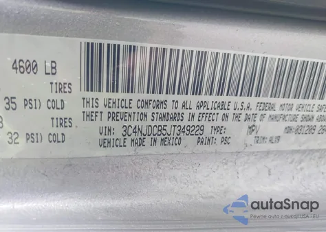 2018 Jeep Compass Limited 4X4 z USA, uszkodzony, nr VIN 3C4NJDCB5JT349229